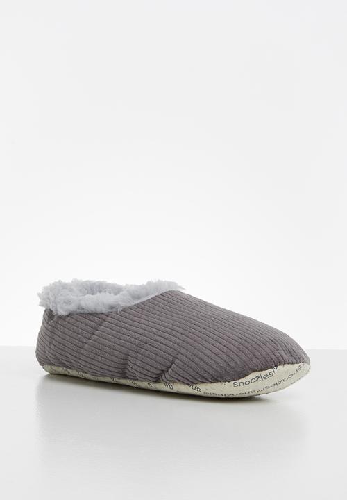 snoozies!® - Corduroy & two tone - grey