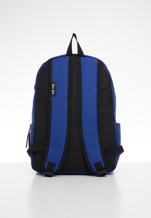 Aca Joe - Mens aca joe printed backpack - blue