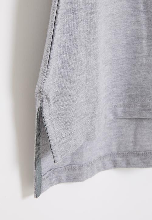 Rebel Republic - Boys short sleeve styled tee - grey