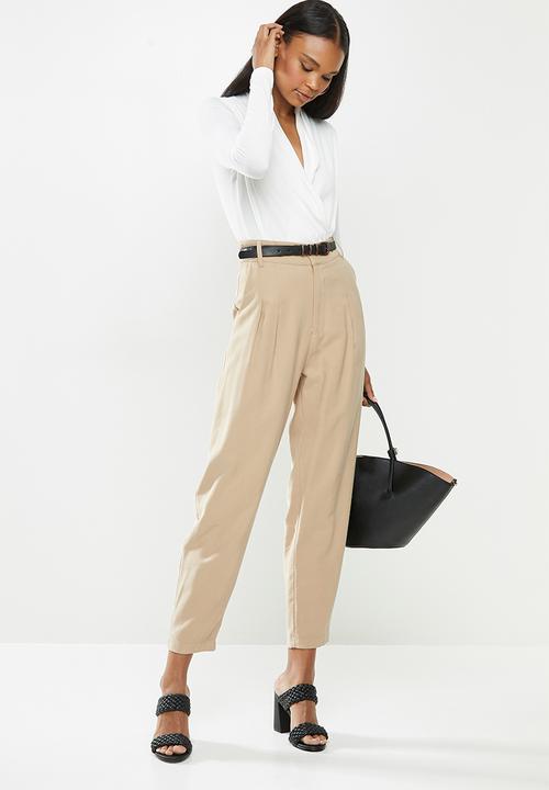 MILLA - Combo wrap bodysuit - ivory