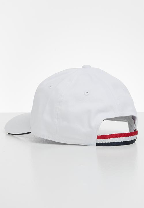 Urban - Mens urban embroidered cap - white