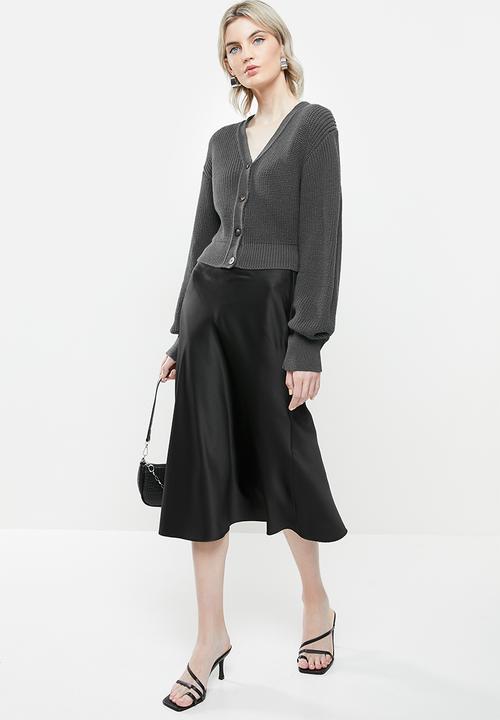 Glamorous - Cropped cardi - grey