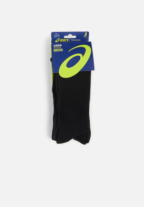 ASICS - Crew socks 6 pack - black