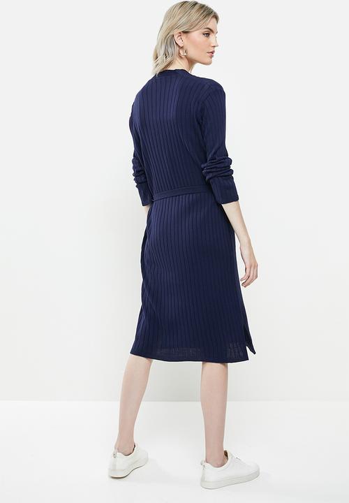 Glamorous - Knitted midi dress - navy