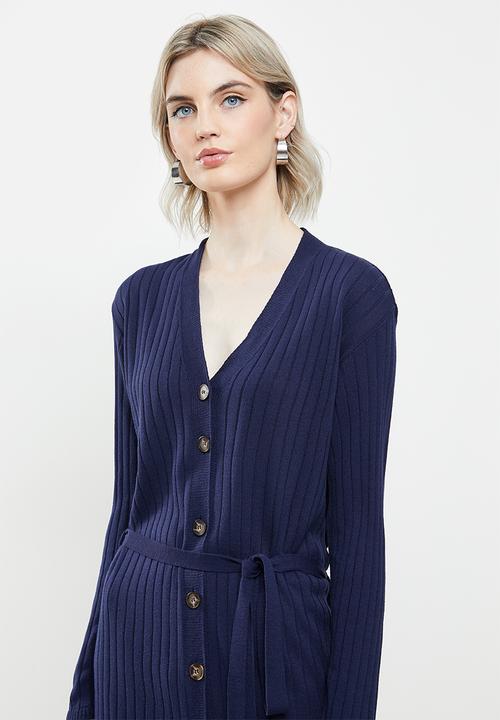 Glamorous - Knitted midi dress - navy