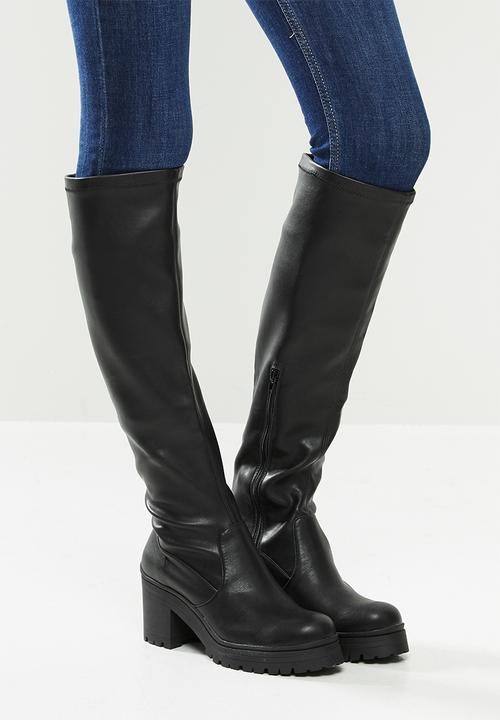 madden girl black boots