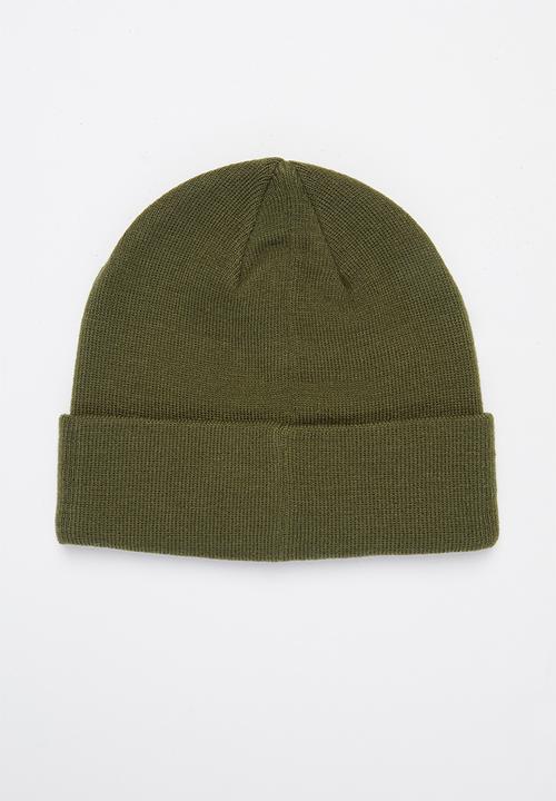 Timberland - Tonal 3d embroidery beanie grape leaf - green