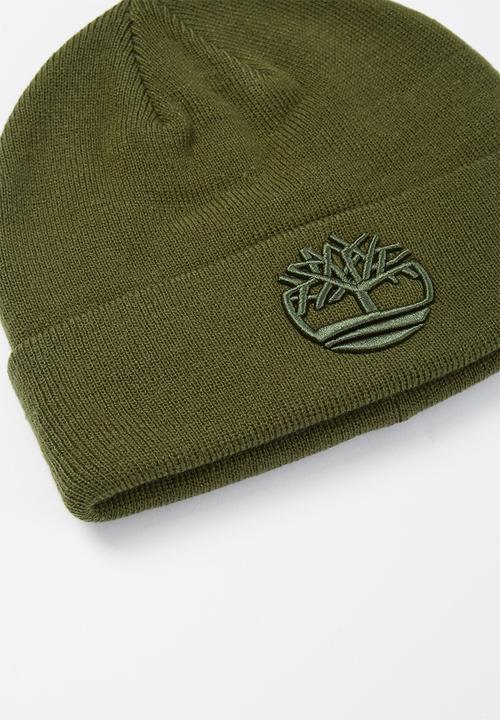 Timberland - Tonal 3d embroidery beanie grape leaf - green