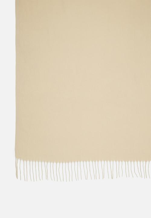 Superbalist - Fringed infinity scarf - beige 