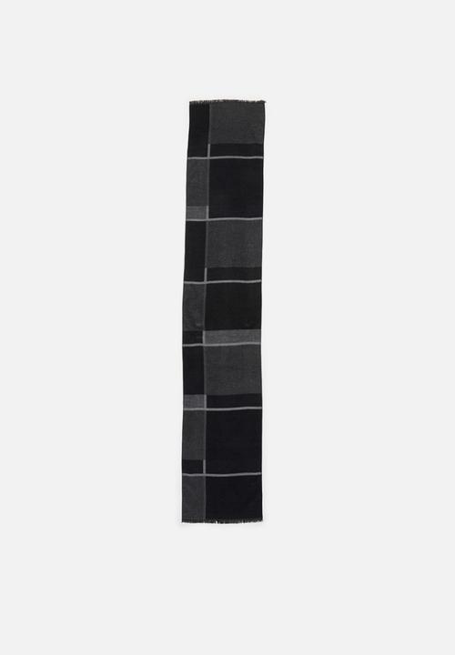 Superbalist - Plaid scarf - black & grey