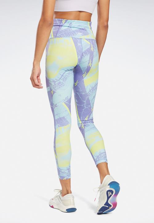 Reebok - Wor aop tights - hyper purple