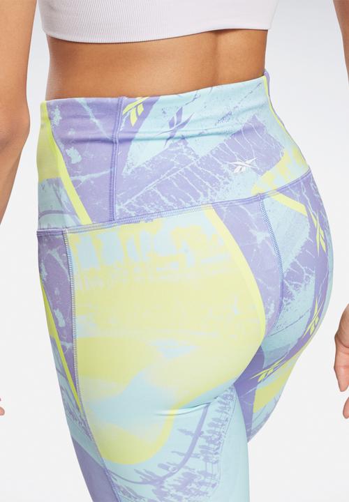 Reebok - Wor aop tights - hyper purple