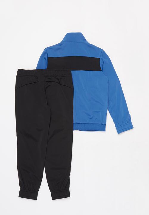 PUMA - Poly tracksuit - blue & black