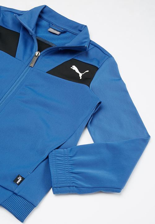 PUMA - Poly tracksuit - blue & black