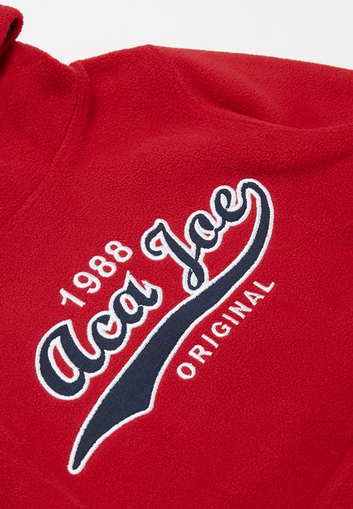 Aca Joe - Pre-boys core fleece hoodie - red