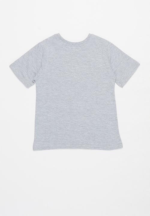 Pop Candy - 2 pack graphic tees - blue & grey