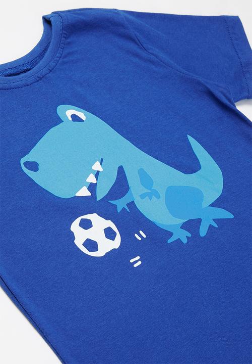 Pop Candy - 2 pack graphic tees - blue & grey