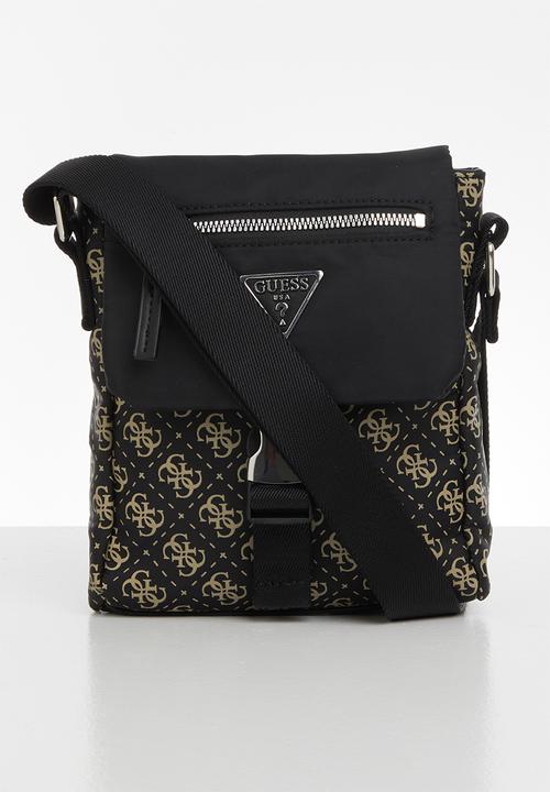 GUESS - 4g glow flap crossbody - black