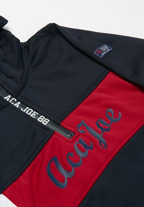 Aca Joe - Big-boys colour block cagoule - multi 