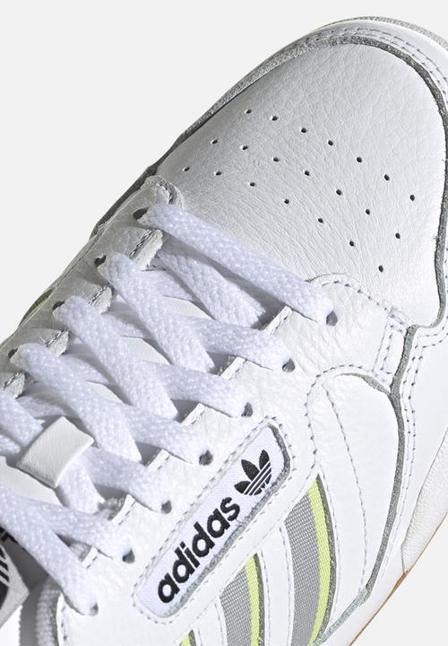 adidas Originals - Continental 80 stripes - ftwr white/grey two/semi frozen yellow