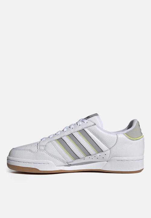 adidas Originals - Continental 80 stripes - ftwr white/grey two/semi frozen yellow