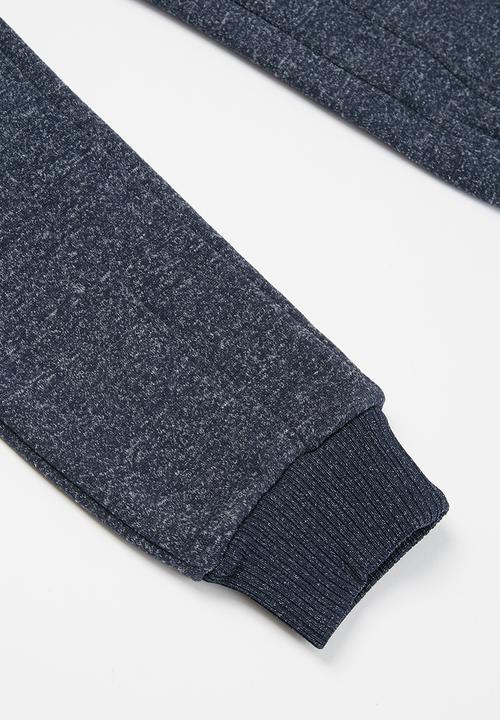 Aca Joe - Big-boys brushed grindle jogger - navy