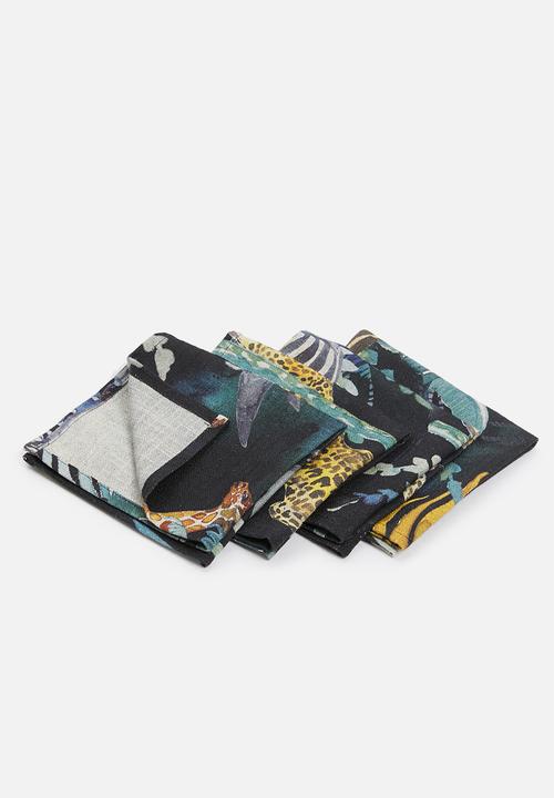 Hertex Haus - Freedom napkins set of  4 - midnight