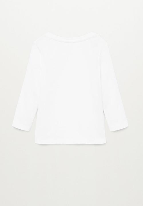 MANGO - Marina tee - white 