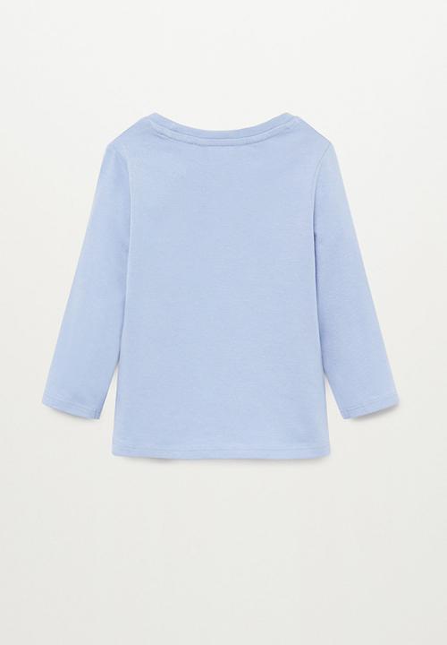 MANGO - Marina tee - blue
