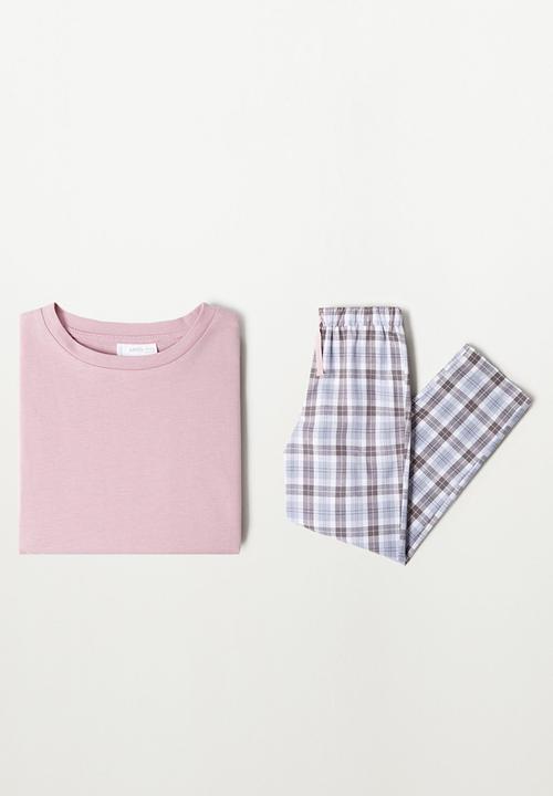 MANGO - Square pyjamas - pink