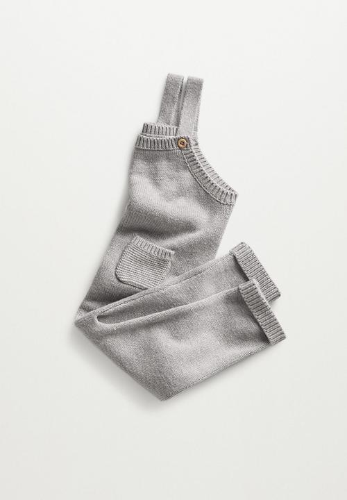 MANGO - Liam dungarees - grey