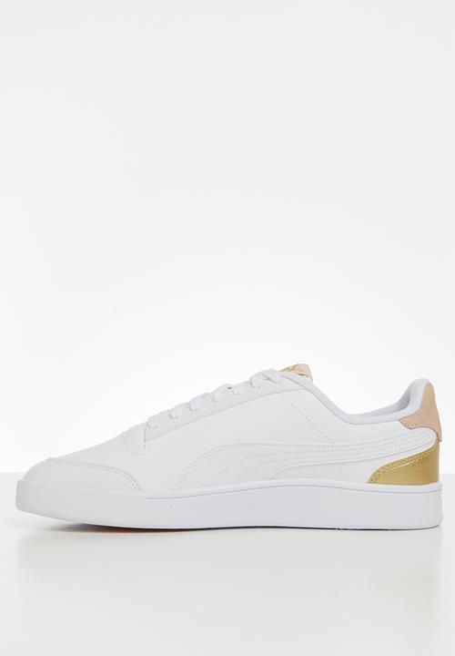 PUMA - Puma shuffle - Puma white-Puma white-cloud pink-puma team gold