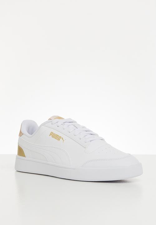 PUMA - Puma shuffle - Puma white-Puma white-cloud pink-puma team gold