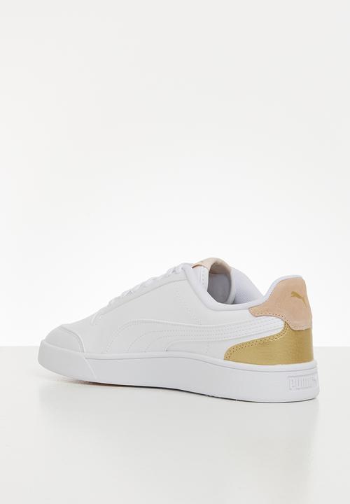 PUMA - Puma shuffle - Puma white-Puma white-cloud pink-puma team gold