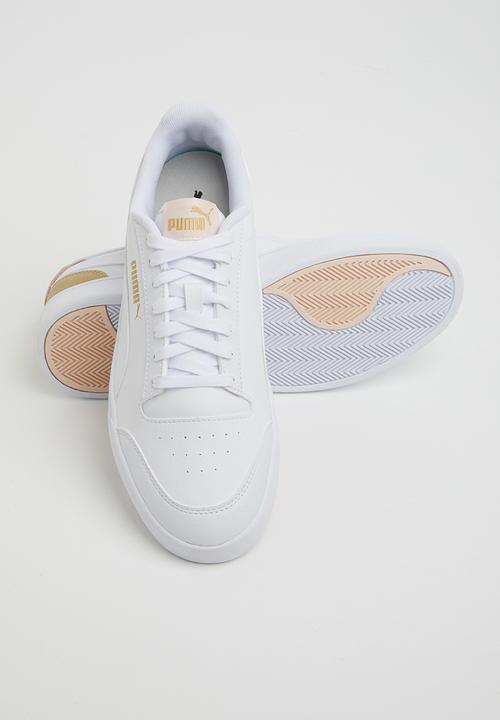 PUMA - Puma shuffle - Puma white-Puma white-cloud pink-puma team gold
