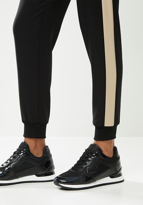 SISSY BOY - Army chic tracksuit pants - black