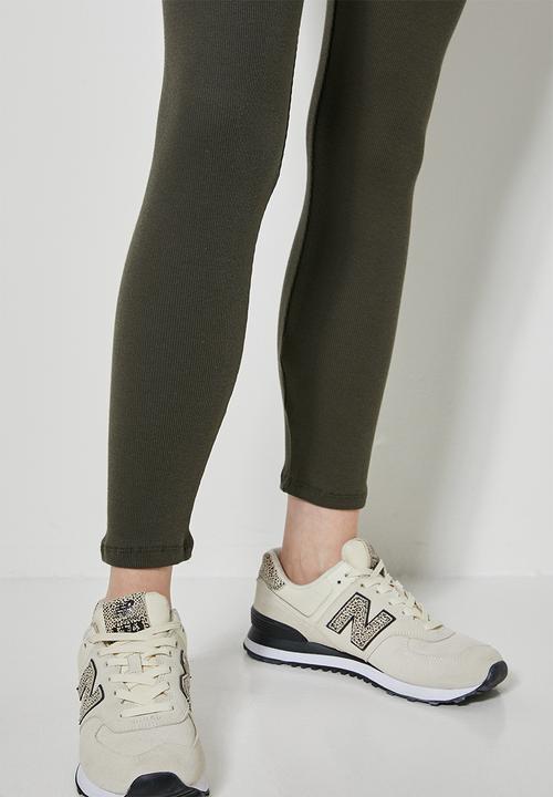 Superbalist - 7/8 Rib leggings - khaki
