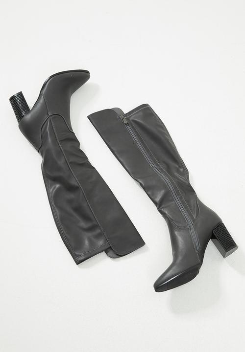Butterfly Feet - Sierra over the knee boot - grey
