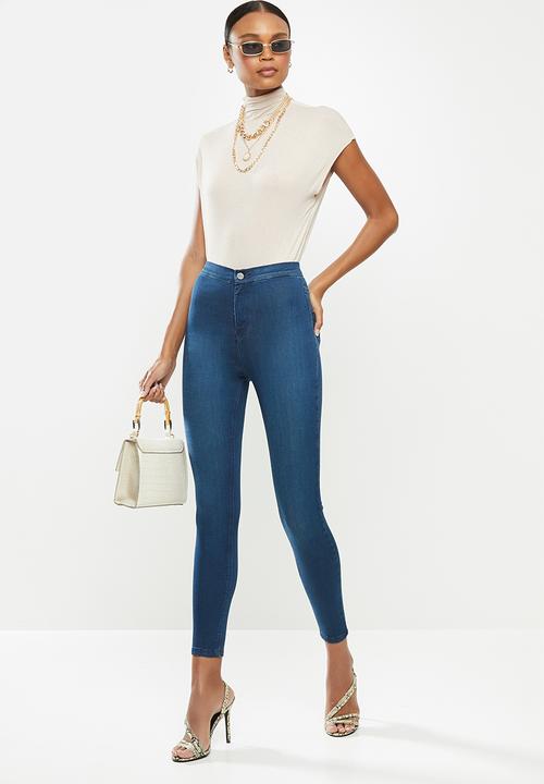 SISSY BOY - Flatter me:ryder flat front skinny - navy 