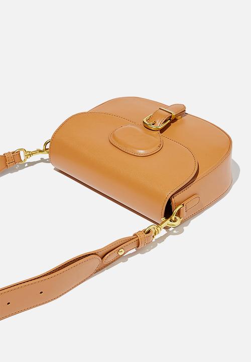 Rubi - Blaire buckle cross body bag - heritage tan