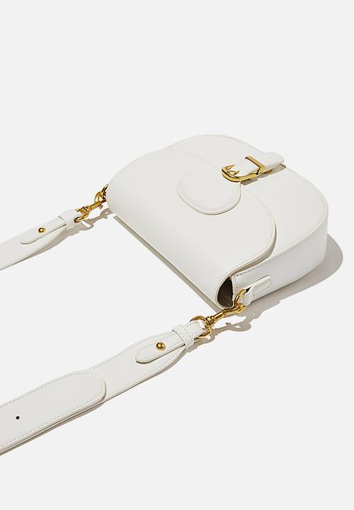 Rubi - Blaire buckle cross body bag - white