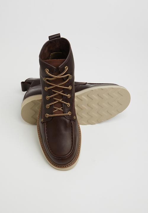 Cat Footwear - Glenrock mid leather - brown