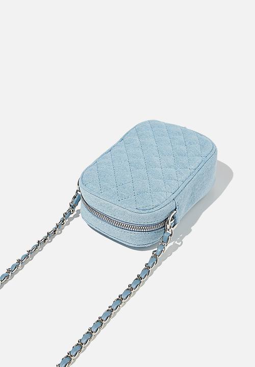 Rubi - Hailey mini quilted cross body bag - burleigh blue