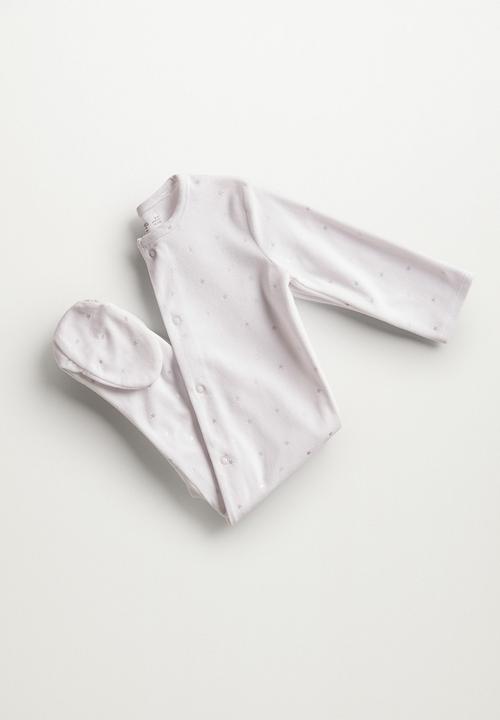 MANGO - Velour pyjamas - natural