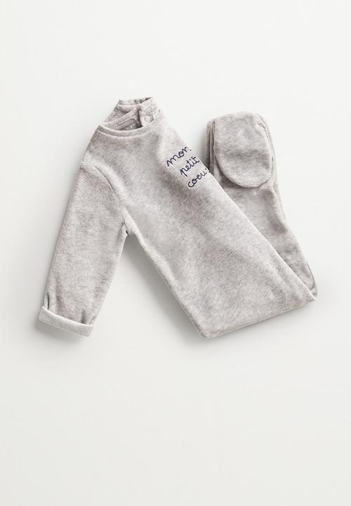 MANGO - Mon pyjamas - medium grey