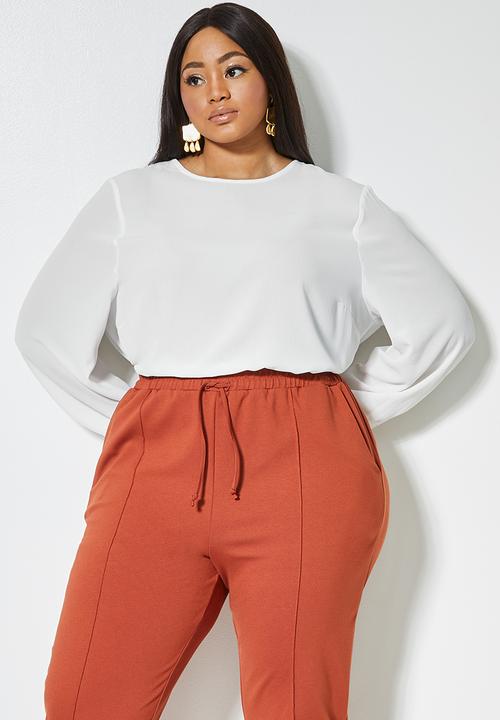 Superbalist - Blouson sleeve shell top - ivory