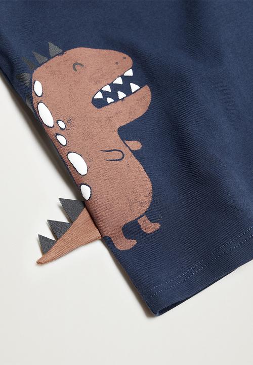 MANGO - Dino long sleeve tee - navy