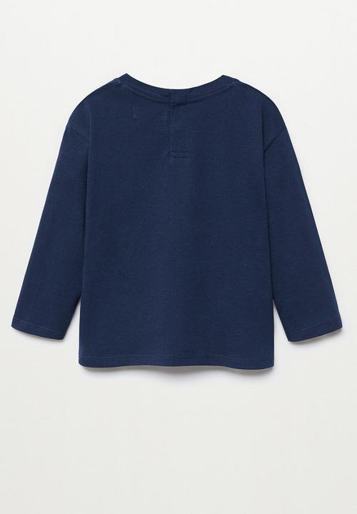MANGO - Dino long sleeve tee - navy