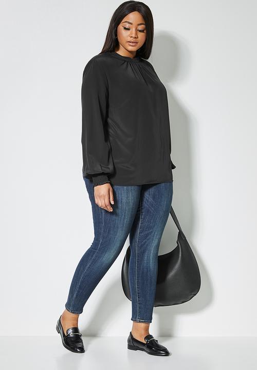Superbalist - Shoulder pad shell top - black