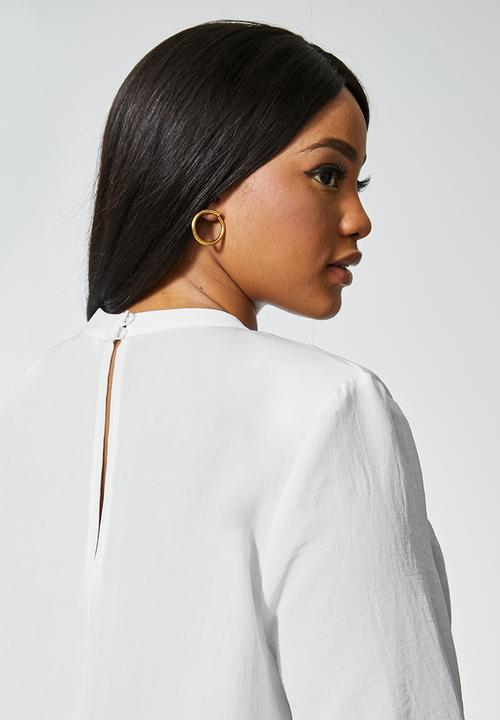 Superbalist - Shoulder pad shell top - ivory